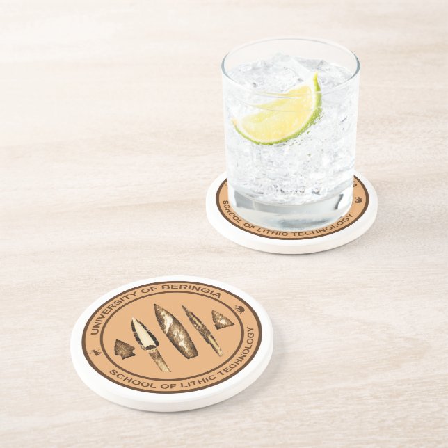 Posavasos Escuela Beringia de Tecnología Lítica (Lado)