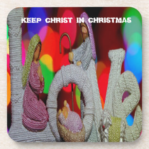 Posavasos Esencia de la Navidad con amor del Belén
