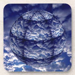 Posavasos Esfera 3D de nube abstracta