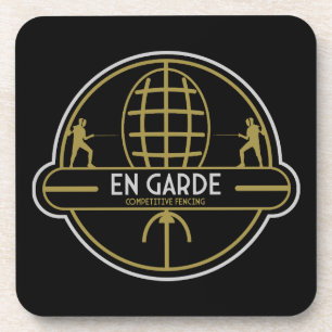 Posavasos Esgrima de espadas competitiva