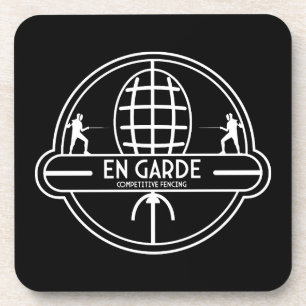 Posavasos Esgrima de espadas competitiva