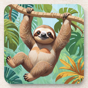 Posavasos Eslogan en un árbol