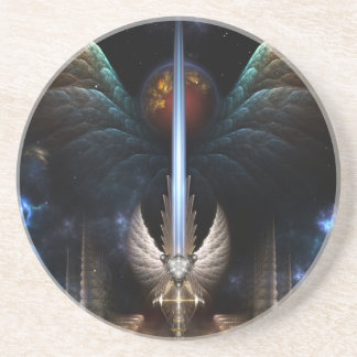 Posavasos Espada De Ángel Wing De La Arquísima Monstruo De P