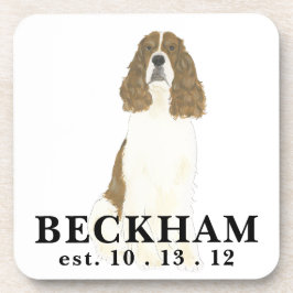 Posavasos Español Springer inglés rojo y blanco