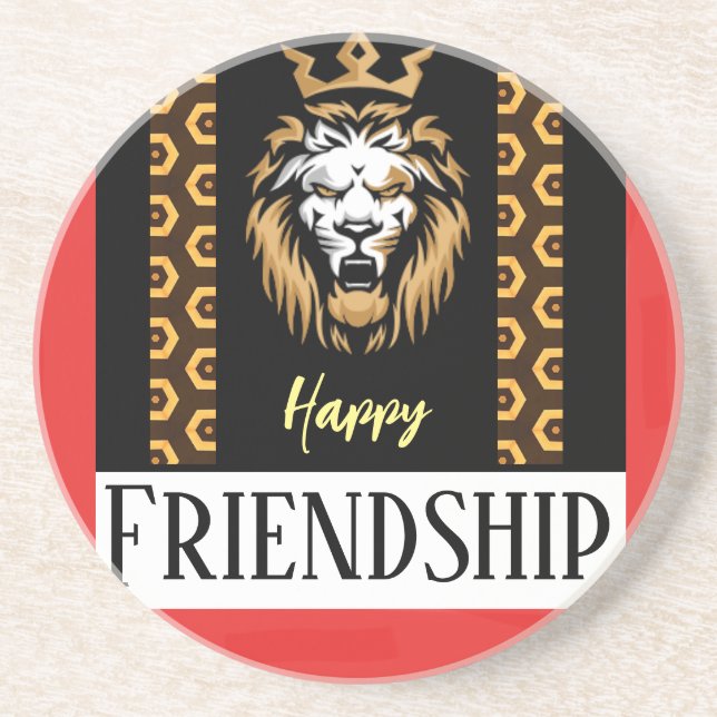 Posavasos Especial amistad de Sandstone Coaster (Frente)