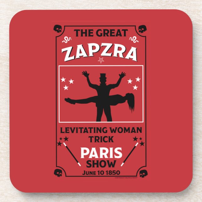 Posavasos Espectáculo mágico victoriano clásico (Frente)