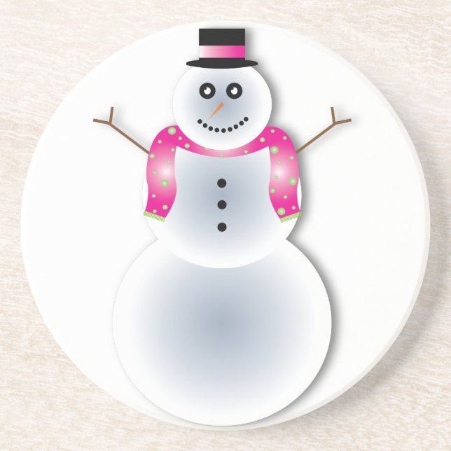 Posavasos espeluznante navidad (Frente)