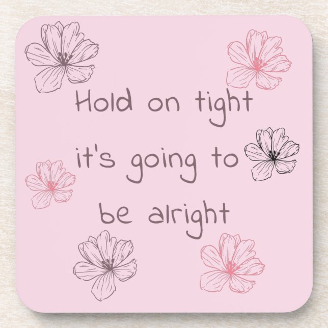 Posavasos Espera fuerte (Frente)