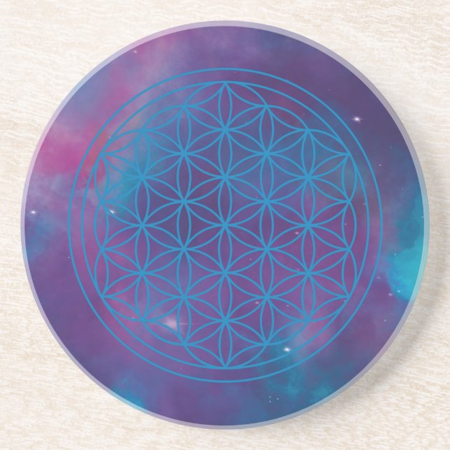 Posavasos Esperanza – Flor de Vida (Frente)