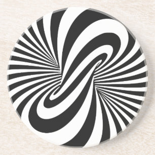 Posavasos Espiral de la ilusión óptica 3D