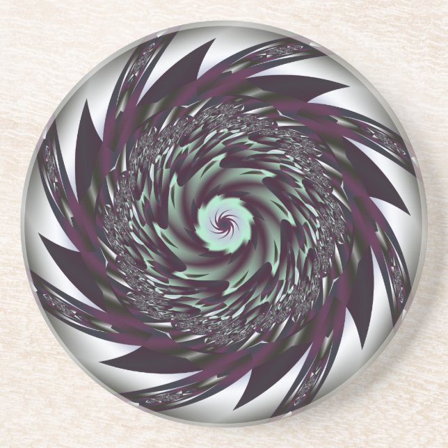 Posavasos Espiral de la montaña rusa (Frente)
