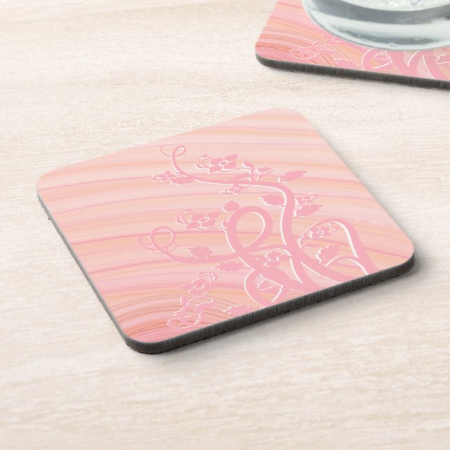Posavasos Espirales, vides y flores de bonito (Lado Izquierdo)