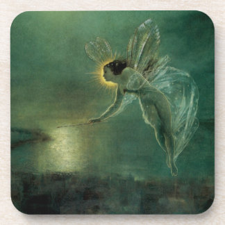 Posavasos Espíritu de la Noche por Grimshaw, Hada Victoriana