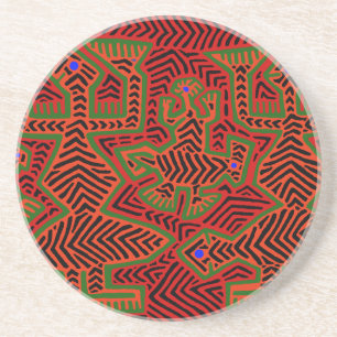 Posavasos Espíritus Mola de los indios Kuna