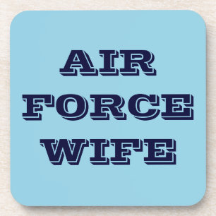 Posavasos Esposa De La Fuerza Aérea De Coaster Set