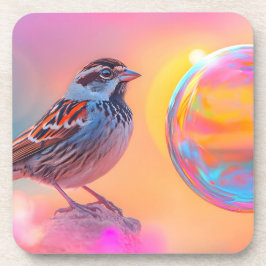 Posavasos Espuma colorida y burbuja arcoiris