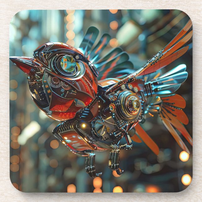 Posavasos Espuma electrónica superpotente para el futuro (Frente)