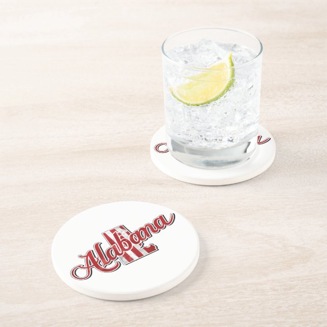 Posavasos Esquema de estado de Alabama (Lado)