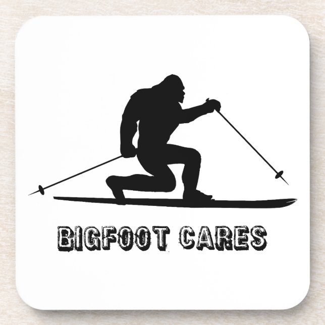 Posavasos Esquí Telemark Bigfoot Cares (Frente)