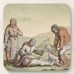 Posavasos Esquimales, 1817 (grabado del color)