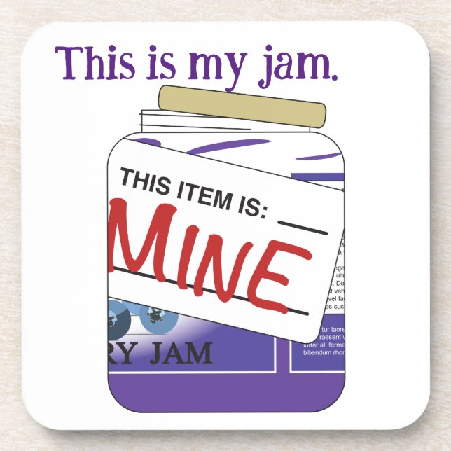 Posavasos Esta es Mi base de jam (Frente)