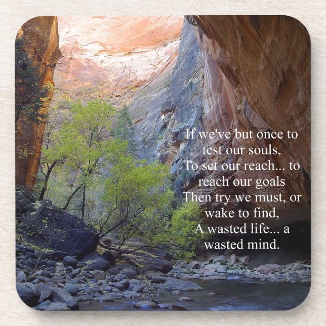 Posavasos Establecimiento de objetivos Inspiradores (Frente)