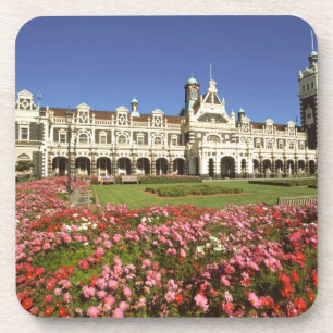 Posavasos Estación de tren histórica, Dunedin, Nueva Zelan