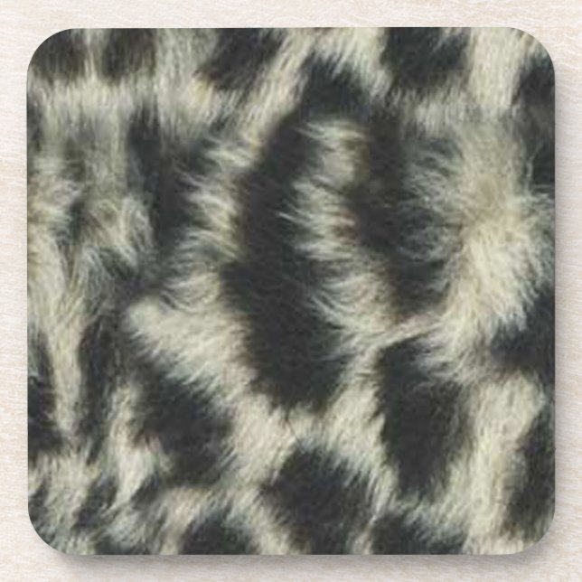 Posavasos Estadios de leopardo de las nieves (Frente)