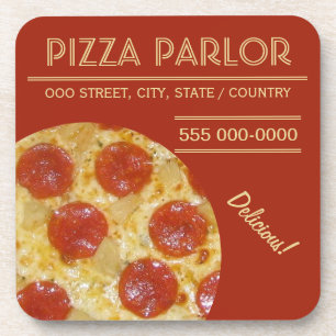 Posavasos Estadios de personalizado de Pizza Parlor