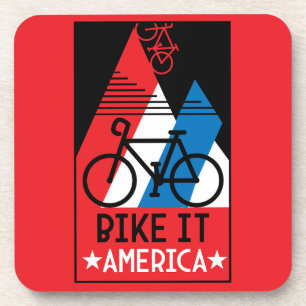 Posavasos Estados Unidos en bicicleta