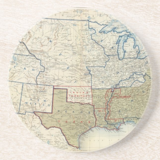 Posavasos Estados Unidos junio 1861 (Frente)