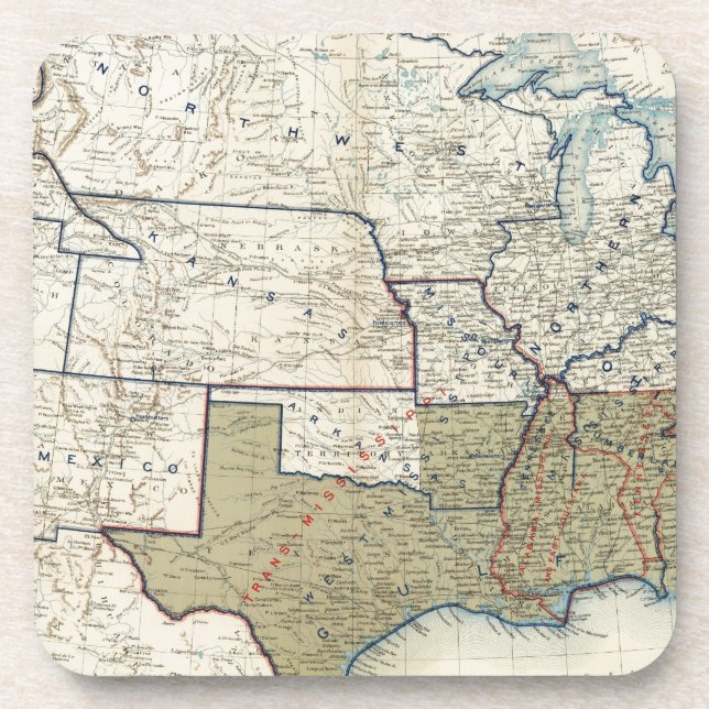 Posavasos Estados Unidos junio 1864 (Frente)