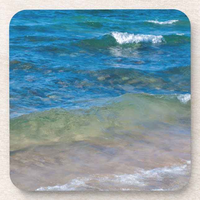 Posavasos Estados Unidos, Michigan. Aguas Claras Del Lago Su (Frente)