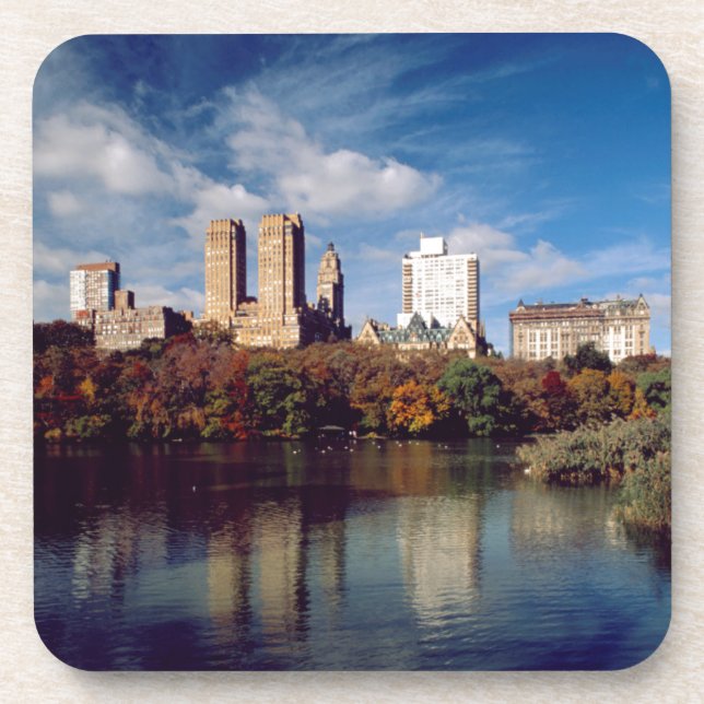 Posavasos Estados Unidos, Nueva York, Central Park, Lago (Frente)