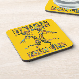 Posavasos Estadounidenses nativos Kokopelli - Baile tu vida 