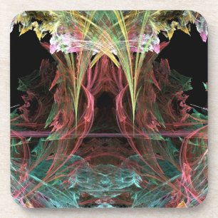 Posavasos Estalactitas de arcoiris abstractas masturbadoras 