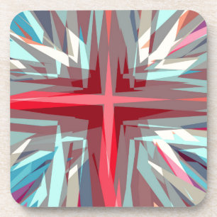 Posavasos Estallido de cruz religiosa