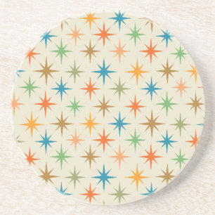 Posavasos Estallido de estrella atómica colorido moderno de