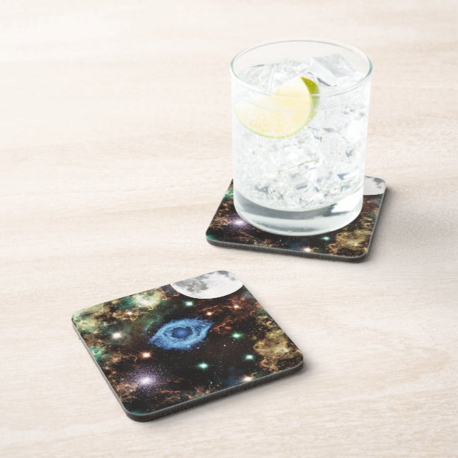 Posavasos Estallido de las estrellas de nibula de galaxia es (Lado Derecho)