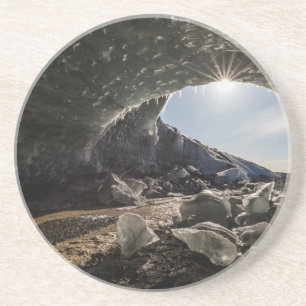 Posavasos Estallido de sol en la entrada de la cueva de hiel