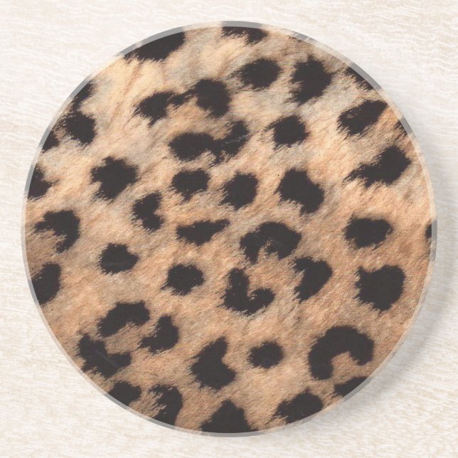 Posavasos Estampa Animal Leopardo Guepardo Femenina Moderna  (Frente)