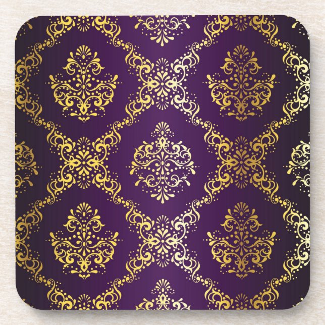 Posavasos Estampado de brocado (Frente)