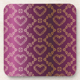 Posavasos Estampado de brocado