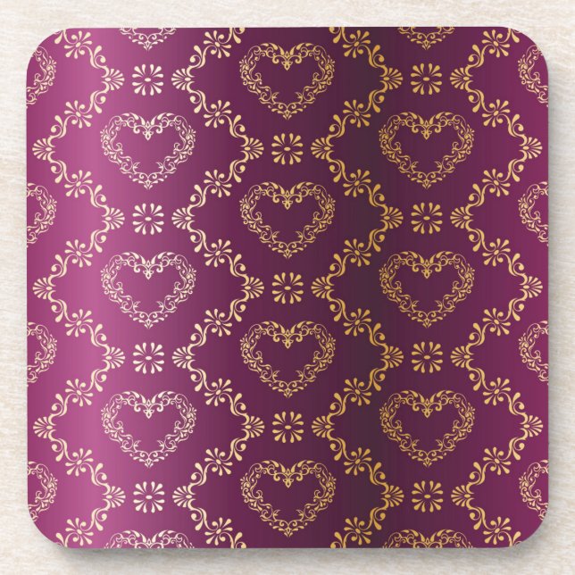 Posavasos Estampado de brocado (Frente)