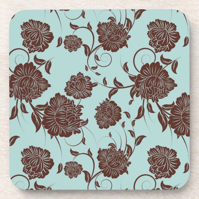 Posavasos Estampado de flores (Frente)