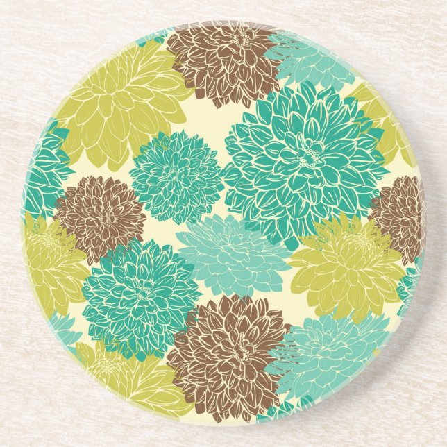 Posavasos Estampado de flores (Frente)