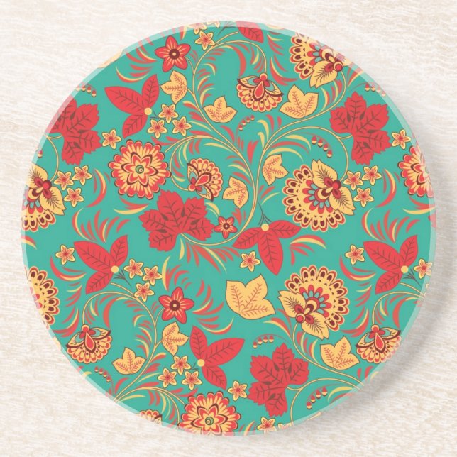 Posavasos Estampado de flores 2 (Frente)