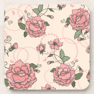 Posavasos Estampado de flores 5