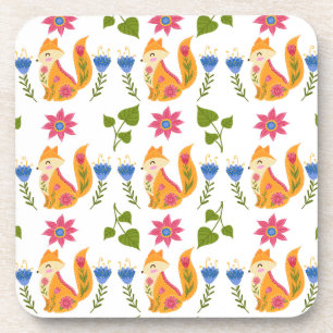 Posavasos Estampado de flores astuto en colores pastel