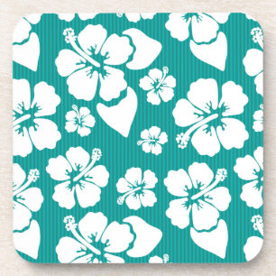 Posavasos Estampado de plores hawaiano del hibisco